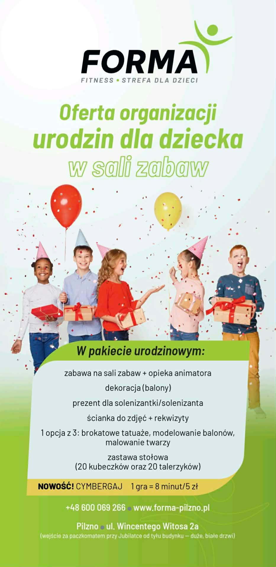 Oferta organizacji urodzin w Małpim Gaju